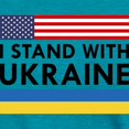thumbnail image 3 of CafePress - I Stand With Ukraine Womens Tri Blend T Shirt - Womens Tri-blend T-Shirt, 3 of 4