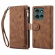 thumbnail image 1 of ESEBLE Star Series For Motorola Moto G75 5G Case Zipper Wallet Leather Stand Phone Cover - Black, 1 of 5