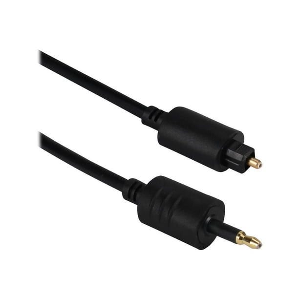 QVS 10' Toslink to MiniToslink Digital Optical Audio Cable Walmart