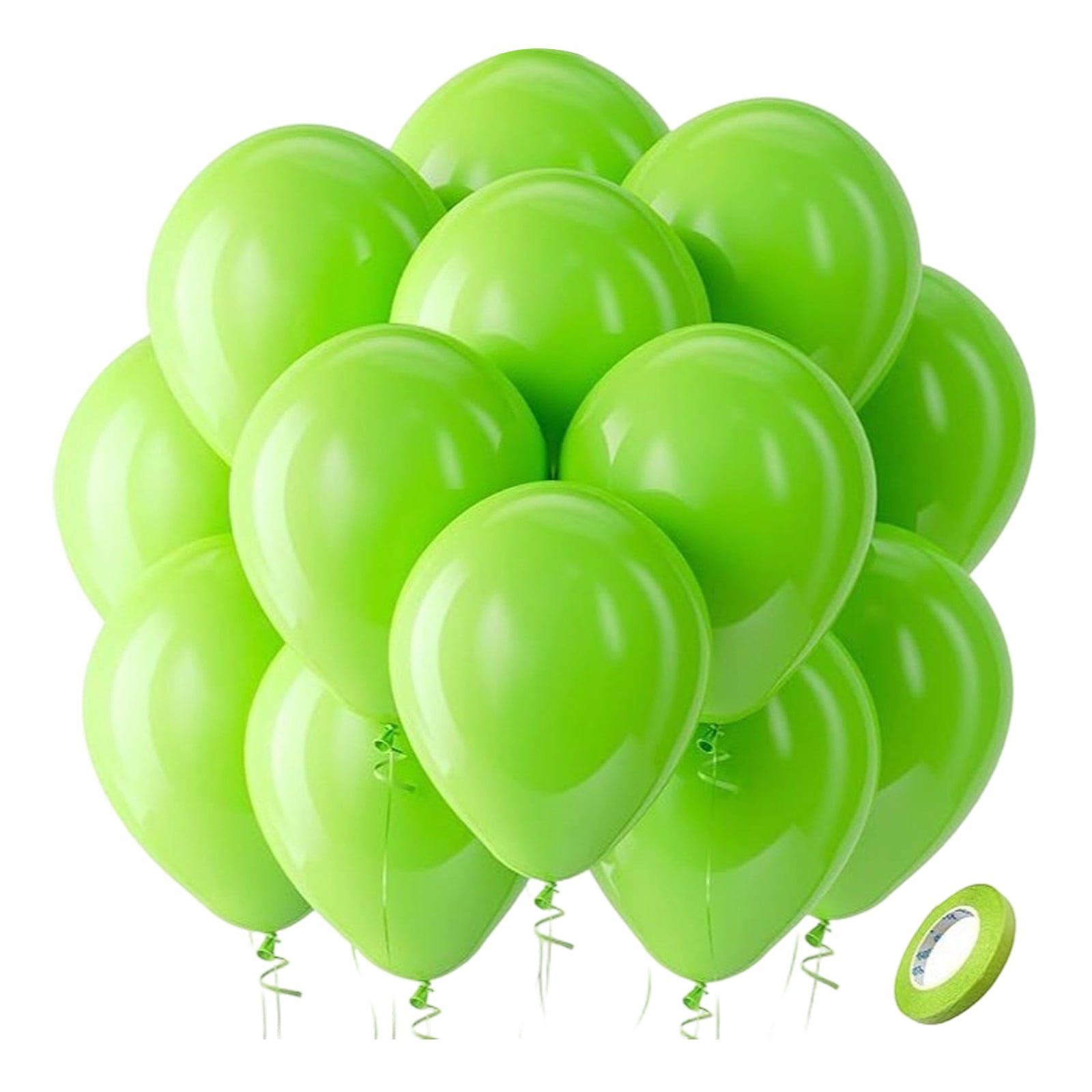 Latex Balloons 12 Inch 100 Pack Balloons with Assorted Ribbon Round Party Balloons for Birthday Wedding Student Shower Graduation Decorations
