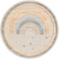 thumbnail image 2 of Unique Loom Whimsy Kids Collection Area Rug - Prismatic (5' 1" Round Multi/Beige), 2 of 9