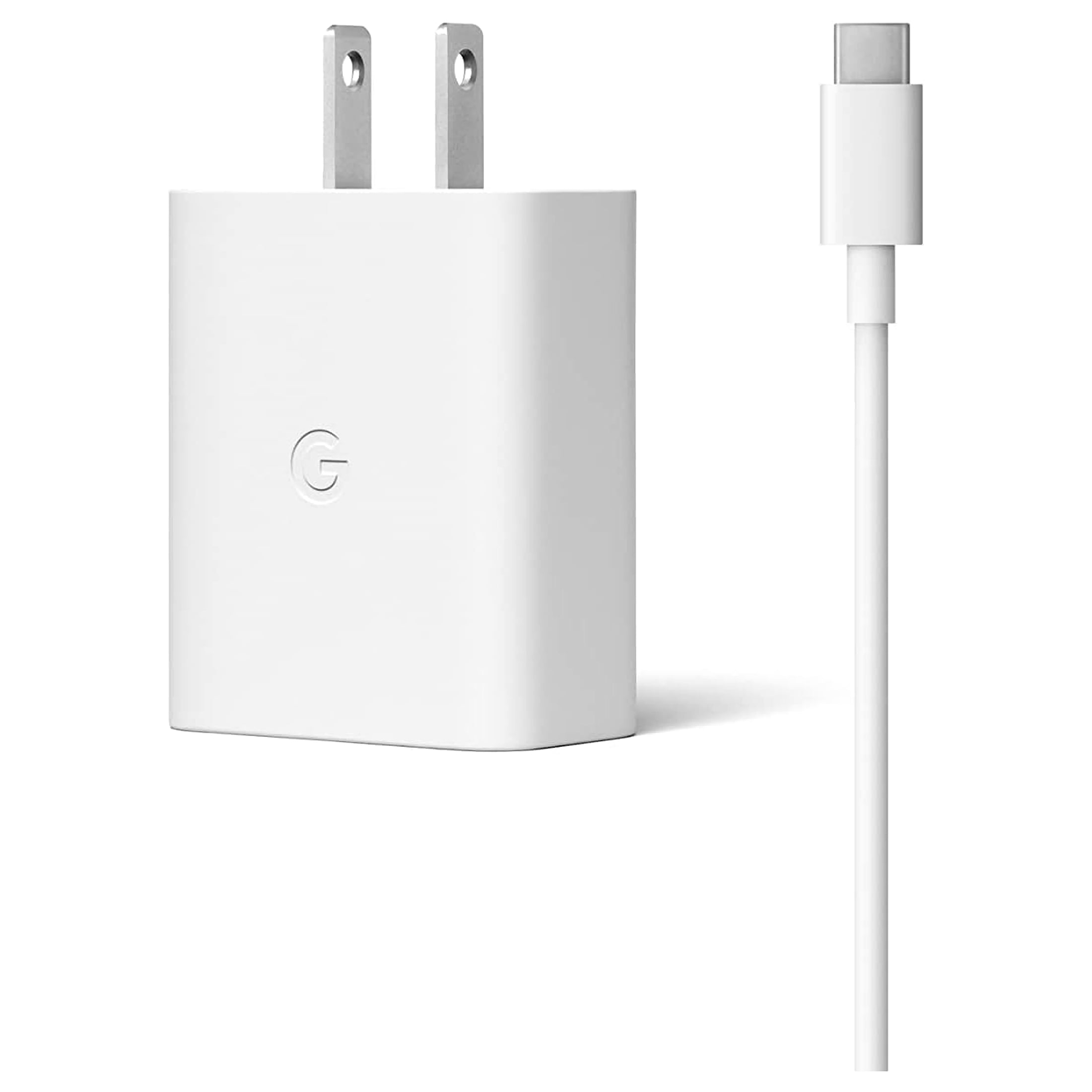 Google 30W Fast Charge USB-C Charger and Cable - White (G9BR1)