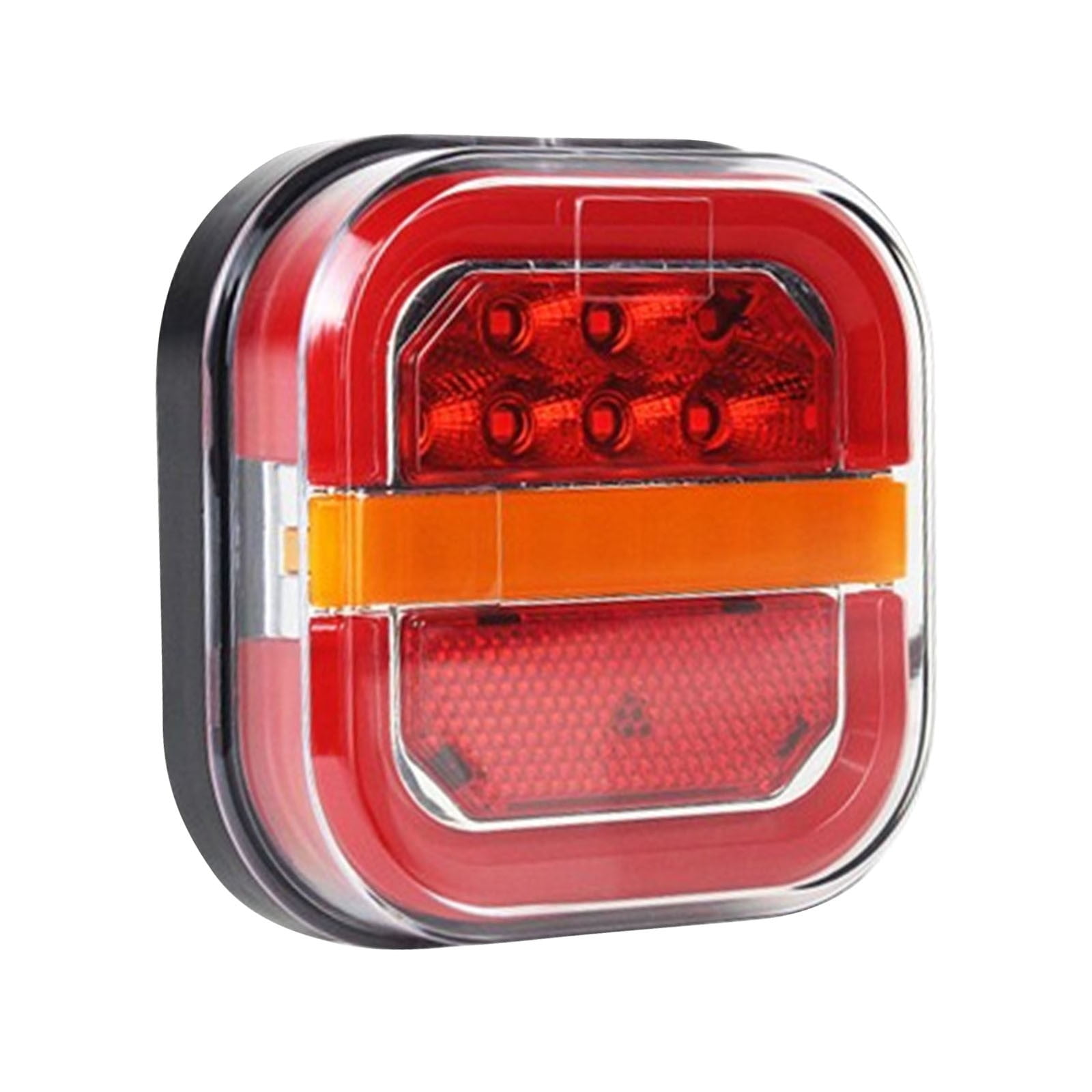 Gpaecead 1PC USB Trailer Lights Magnetic,2025 New Magnetic Trailer Lights,Portable LED Tow Tail Lights Kit Rechargeable Waterproof with Powerful Suction Base for Vehicle, Trucks, Boats, RVs