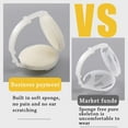 thumbnail image 5 of Men Women Cosy Fluffy Casual Earflaps Warm Ear Muffs Plush Ear Warmer WHITE, 5 of 8