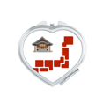 thumbnail image 1 of Building Tokyo Japanese Symbol Bath Mirror Travel Magnification Portable Handheld Pocket Makeup, 1 of 3
