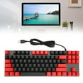 thumbnail image 4 of Clavier de Jeu Mécanique avec Commutateur Bleu, Clavier Rétroéclairé RVB, Clavier d'Ordinateur Filaire Compact 87 Touches pour Ordinateur Portable PC Gamer, 4 of 8