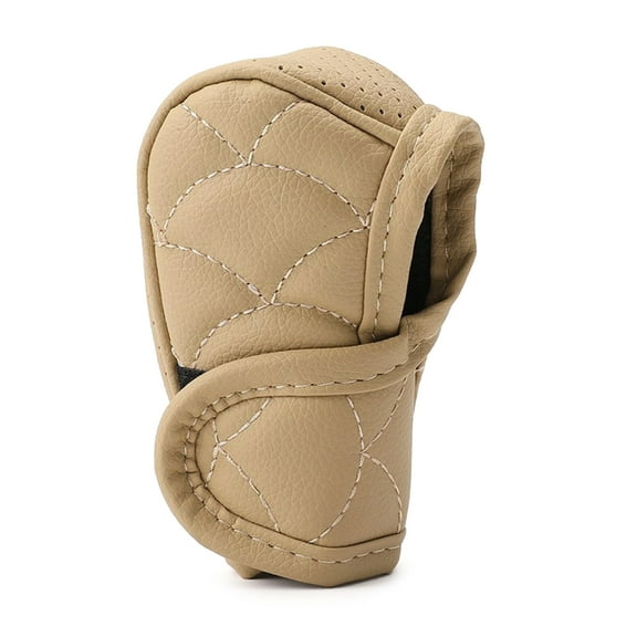 ROZYARD PU Leather Gear Shifts Knob Sleeve Universal Designs Shifter Cover Breathable Shifts Knob Cover for Most Car Trucks