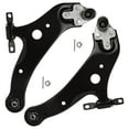 thumbnail image 3 of Detroit Axle - Front Control Arms Tie Rods Kit for Toyota 2011-2020 Sienna, 2 Lower Control Arms with Ball Joint 4 Inner Outer Tie Rod Ends 2012 2013 2014 2015 2016 2017 2018 2019 2020 Replacement, 3 of 7