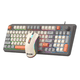 thumbnail image 1 of Kit de teclado y mouse Bloosom  gamer Español Latinoamérica teclado negro y mouse blanco, 1 of 4