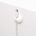 thumbnail image 4 of Wrap-It Storage Adhesive Cable Clips (24 Pack) - Cord Organizer for Desk Cable Management, Charger Cord Holder for Nightstand - White, 4 of 8
