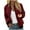 Wine, variant on Women's Lightweight Jacket, Casual Zip up Coats Outerwear Windbreaker Biker Jackets with Pockets Hooded Coat Black M
