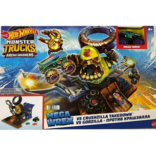 Hot Wheels Monster Trucks Arena Smashers MEGA-Wrex vs. Crushzilla TV Spot,  'Bash Him and Smash Him' 