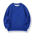 thumbnail image 4 of Abcomgle Kids Sweatshirts for Girls Oversized Solid Color Long Sleeve Girls Pullover Top Cotton Crewneck Kids Sweaters Girls Casual Fall Back To School Outfits for Teen Girls, 4 of 5