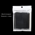 thumbnail image 5 of Ygjytge 100 Uds Aplicador De Pestañas Desechables Hisopos De Algodón Para Extensión De Pestañas (Negro) Ygjytge Para estrenar, 5 of 5