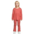 thumbnail image 4 of easy-peasy Toddler Girl Long Sleeve Babydoll Top, Sizes 12 Months-5T, 4 of 7