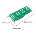 thumbnail image 2 of 1/2/4 bahías PCIE a U.2 adaptador convertidor vertical tarjeta de expansión reutilizable U.2 PCI-E, 2 of 9