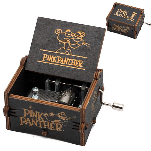 Caja de música de madera FLY Me To The Moon, regalo mecánico de cumpleaños para niños, navidad, pareja, día de san valentín, regalo especial