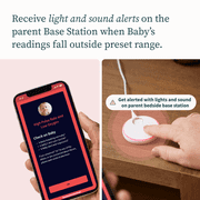 Owlet Dream Sock – Smart Wearable Baby Monitor | Tracks Oxygen & Pulse Rate | Live Health Alerts, Sleep Insights & App Integration - Mint