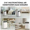 thumbnail image 4 of CazToi 12,000 BTU Portable Air Conditioner 3-in-1 AC Dehumidifier & Fan for 550 Sq.Ft Remote Control Window Kit Included, 4 of 9