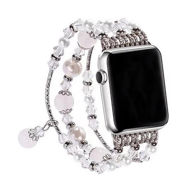 Correas en Venta S123456SE Frost Collection 38/40/41mm ML Plata/Blanco Agata S123456SE789 Cuentas Redondas.