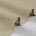 thumbnail image 2 of 2 Piece 100% Blackout Insulated Rod Pocket Kitchen Curtain Tiers Set for Small Windows 36" Long, Taupe, 2 of 5