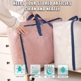 thumbnail image 3 of Ineetatu Bolsas de almacenamiento transparentes con cremallera, capacidad extra grande de 75 L, armario, organizador de almacenamiento debajo de la cama para ropa, ropa de cama, edredón, juguetes, alm, 3 of 5