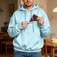 thumbnail image 3 of Snack Hoodie with Pouch Long Sleeve Pet Pouch Hoodie Unisex Pullover Sweatshirt Puppy Kitten Holder Carrier Hoodies, 3 of 9