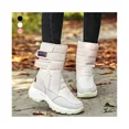 thumbnail image 3 of Botas de nieve de invierno de corte medio para mujer - Blanco (39), 3 of 4