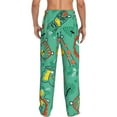 thumbnail image 3 of Daiia Men'S Funny Animals In Jungle Pants,Bottoms Sleep Lounge,Pajama Pants,Pj Bottoms Drawstring And Pockets-Medium, 3 of 9
