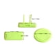 thumbnail image 2 of Outlet Protective Cover, Socket Proofing High Safety ABS Flame Retardant 10Pcs 2 And 3 Holes Design For Bedroom ANGGREK Otros, 2 of 8