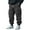 Dark Gray, variant on LYEAA Joggers for Men Fleece Sweatpants with Pockets Solid Color Drawstring Athletic Baggy Pants Casual Trousers S-2XL