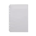 thumbnail image 3 of Carpeta de archivos A6 con bolsillo transparente, 12 bolsillos de plástico con 6 agujeros para carpetas. Es adecuada para personas que estudian y trabajan para almacenar cosas., 3 of 5
