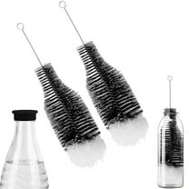 2pcs Bottle Brush for Soda Stream, Cleaning Brush with Soft Anti-Scratch Bristles Soda Bottle Cleaner Washing Tool Home Kitchen Use