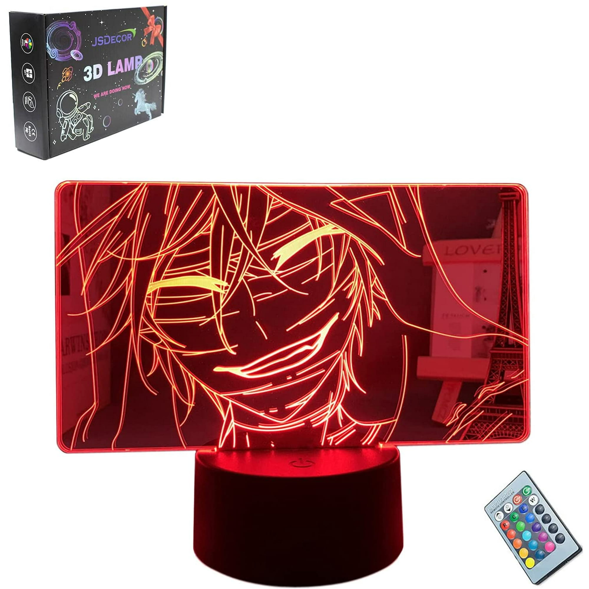 FYBTO Angels of Death 3D LED Light Cool Animation Figure Foster Isaac Xmas  Birthday Holiday Light Zack Remote/Touch Multicolor Night Light (Remote |  Walmart Canada