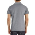 thumbnail image 3 of Sngxgn Men's Print Short Sleeve Cotton Polo T-Shirt(Grey,M), 3 of 5