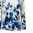 thumbnail image 5 of JINMGG 2023 Summer Womens Tops Clearance Womens Plus Size Clearance $5 Women's Print Long Sleeve Tops Loose Blouse Casual Tee Shirts Tunic, 5 of 5