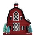 thumbnail image 4 of Red Shed JX24F128 Metal Christmas Decor Barn with LED Lights Red/White, 9 in., 4 of 4