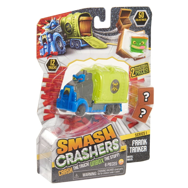Just Play Smash Crashers Frank Tanker Series 1 Crash The Truck Unbox The  Stuff