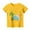 Yellow, variant on MUXiin Toddler Shirts Boys 4t Animal Print Cute Funny Short Sleeve Tee for Toddler Cotton Birthday Shirts Summer Clothes for Girls