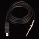 thumbnail image 3 of Cable adaptador USB de 3 m para guitarra, bajo y conexión USB para PC (negro), 3 of 4