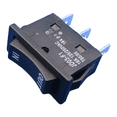 2pcs 16A 30A 125V 250V Self Resetting Momentary Rocker Switch Black ...