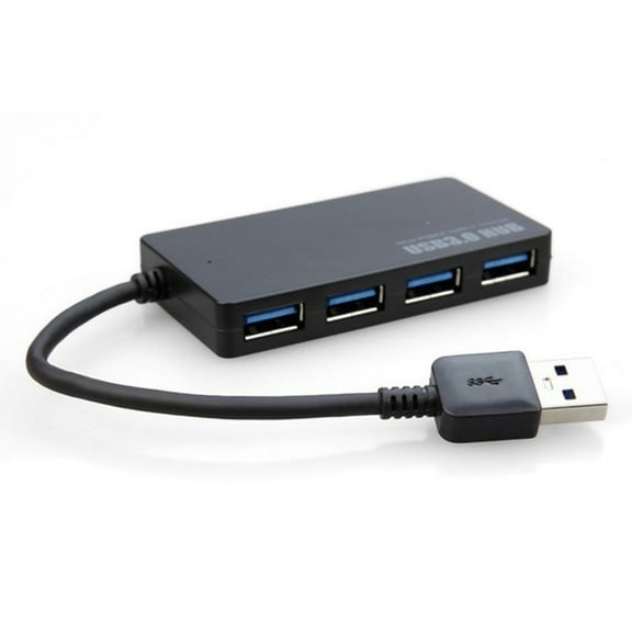 USB 3.0 Hub 4 Port High Speed Slim Compact Expansion Splitter