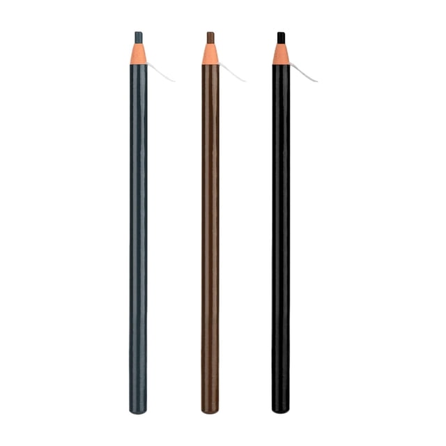 Eyebrow Pencil,Eyebrow Pencil Sweat Waterproof Cosmetics,Pull Cord Peel off Eyebrow Pencil Eyebrow Liner,Eyebrow Enhancers pull Eye Brow Pencil,Eye Brow Makeup Supplies Set Coffee Gray Black Salvador Lápiz de cejas