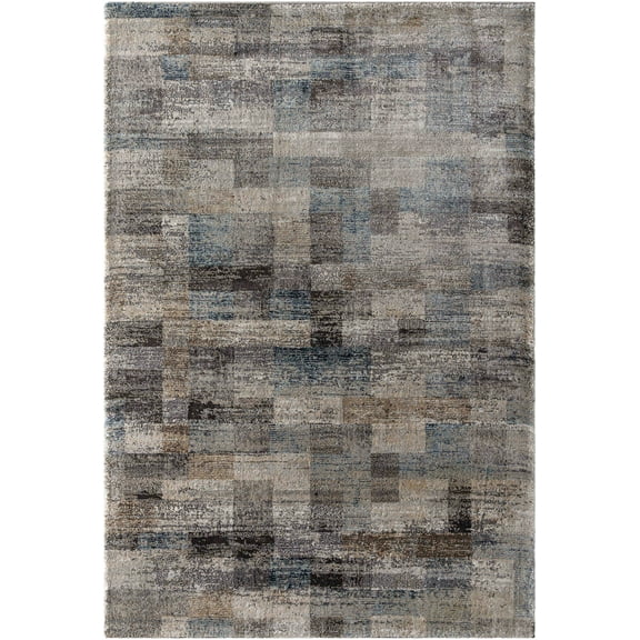 BoutiqueRugs Ohtli Southwestern Area Rug - Smoke - 5'3" x 7'