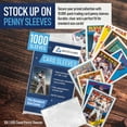 thumbnail image 4 of Card Sleeves | Penny Sleeves. Baseball Card Sleeves. Soft Trading Card Sleeve. Penny Sleeves for Trading Cards. Plastic Card Sleeves. Ultra Clear Card Sleeves. Pro Sports Card Sleeves. (10,000 Pack), 4 of 7