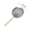 thumbnail image 6 of Guiexla 304 Stainless Steel Mesh Strainer Ergonomic Handle Fine Mesh Filter Spoon Wire Flour Sifter Sieve Metal Colander Skimmer Kitchen Supplies, 6 of 7