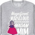 thumbnail image 3 of Disney - The Sword And The Stone - MagnifiCan't Madam Mim - Men's Crew Neck Fleece Pullover, 3 of 5