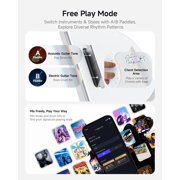 Donner VIVA Smart Electric Guitar, Stringless Guitar Built-in Effects , Portable Guitars for All Skill Levels, with APP Learning