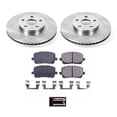 thumbnail image 2 of POWERSTOP KOE2316 Autospecialty Front Replacement Brake Kit OE Brake Rotors and Ceramic Brake Pads For 2003 2004 2005 2006 2007 2008 Toyota Corolla Matrix Pontiac Vibe, 2 of 7