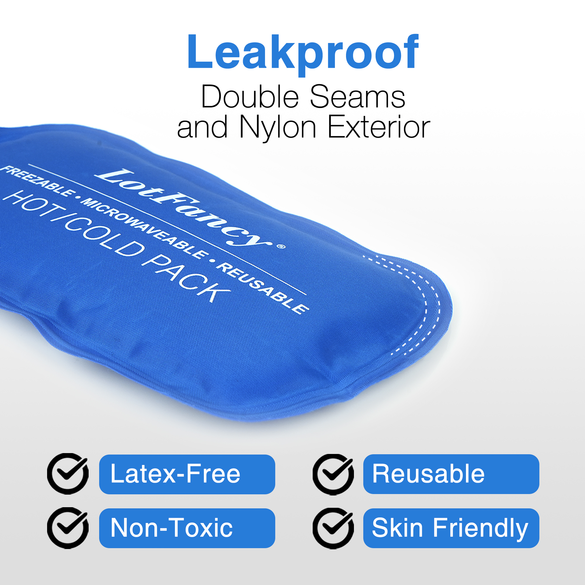 LotFancy Reusable Gel Ice Packs, 2-Pack photo 6